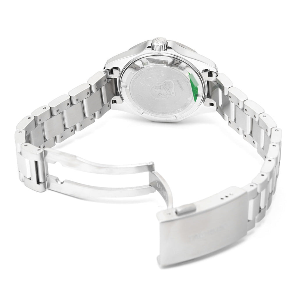 Tag Heuer Aquaracer Diamonds Mother of Pearl Dial Silver Steel Strap Watch for Women - WBD131B.BA0748