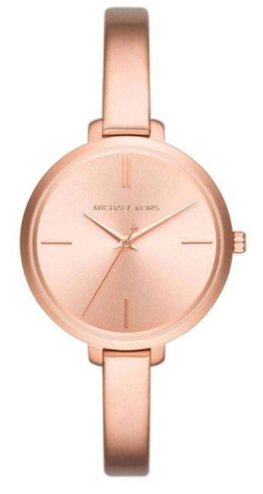 Michael Kors Jaryn Rose Gold Dial Rose Gold Steel Strap Watch For Women - MK3547