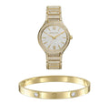 Michael Kors Kerry Quartz Gold Dial Gold Steel Strap Watch For Women - MK3360