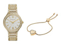 Michael Kors Kerry Quartz Gold Dial Gold Steel Strap Watch For Women - MK3360