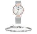 Tommy Hilfiger Lynn Quartz Silver Dial Silver Mesh Bracelet Watch For Women - 1781863