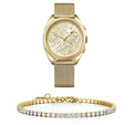 Tommy Hilfiger Mia Gold Dial Gold Mesh Bracelet Watch for Women - 1781488