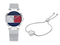 Tommy Hilfiger Quartz Multicolor Dial Silver Mesh Bracelet Watch For Women - 1781866