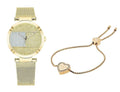 Tommy Hilfiger Lynn Quartz Gold Dial Gold Mesh Bracelet Watch For Women - 1781867