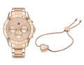 Tommy Hilfiger Haven Chronograph Quartz Rose Gold Dial Rose Gold Steel Strap Watch For Women - 1782197