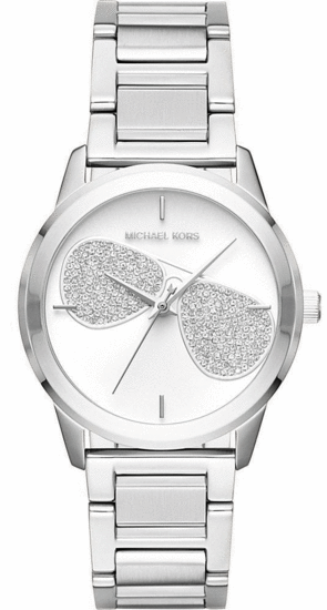Michael Kors Harman Analog Silver Dial Silver Steel Strap Watch For Women - MK3672
