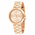 Michael Kors Garner Quartz Rose Gold Dial Rose Gold Steel Strap Watch For Women - MK6409