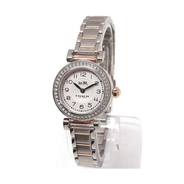 Coach Madison Silver Dial Two Tone Steel Strap Watch for Women - 14502404