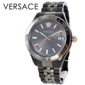 Versace Hellenyium Analog Black Dial Black Steel Strap Watch For Men - VEVK00320