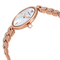 Emporio Armani Arianna Analog Mother of Pearl Dial Rose Gold Steel Strap Watch For Women - AR11196