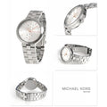 Michael Kors Garner Analog Silver Dial Silver Steel Strap Watch For Women - MK6407