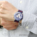 Tag Heuer Formula 1 Redbull Edition Chronograph Blue Dial Blue NATO Strap Watch for Men - CAZ1018.FC8213