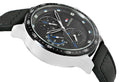 Tommy Hilfiger Trent Chronograph Quartz Black Dial Black Leather Strap Watch For Men - 1791810