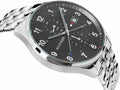 Tommy Hilfiger West Quartz Black Dial Silver Steel Strap Watch For Men - 1791707