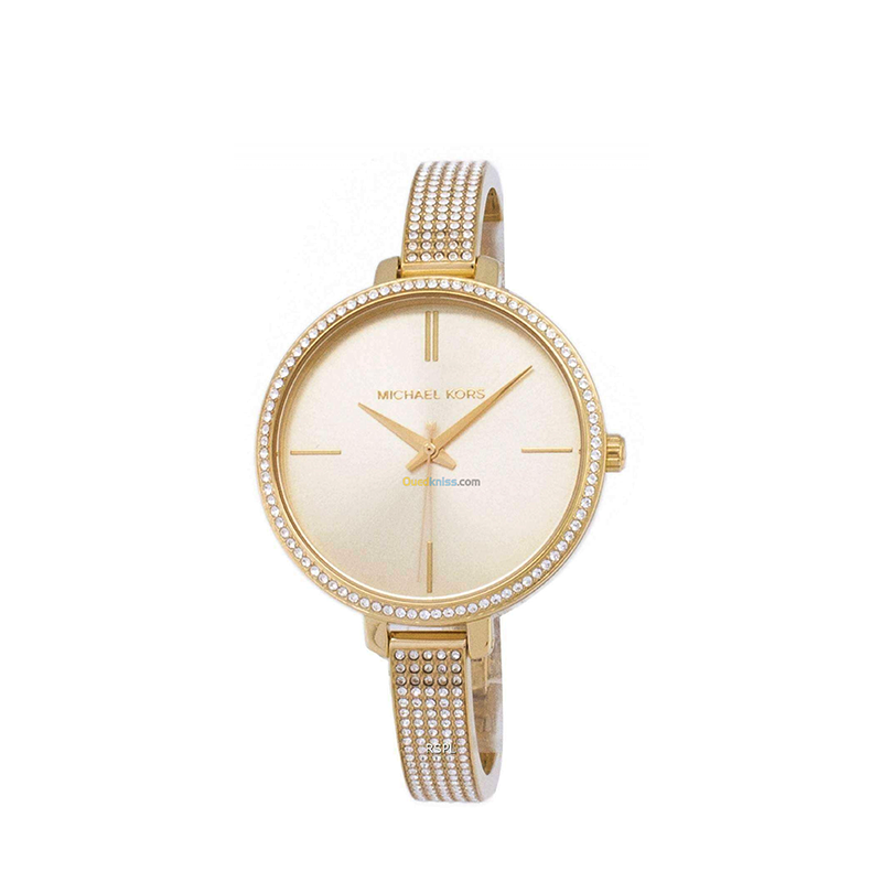 Michael Kors Jaryn Quartz Gold Dial Gold Steel Strap Watch For Women - MK3784