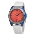 Emporio Armani Sigma Analog Orange Dial Grey Silicone Strap Watch For Men - AR11218