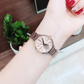 Michael Kors Portia Analog Quartz Rose Gold Dial Rose Gold Steel Strap Watch For Women - MK3839