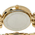 Michael Kors Darci Quartz Mother of Pearl Red Dial Gold Steel Strap Watch For Women - MK3583