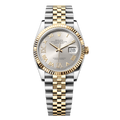 Rolex Datejust 36 Silver Dial Two Tone Oyster Steel & Yellow Gold Strap Watch for Women - M126233-0031