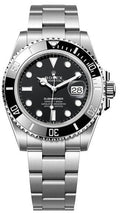 Rolex Submariner Date Oyster 41 Black Dial Silver Oystersteel Strap Watch for Men - M126610LN-0001