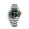 Rolex Submariner Date Oyster Black Dial Oystersteel Silver Steel Strap Watch for Men - M126610LV-0002