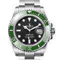 Rolex Submariner Date Oyster Black Dial Oystersteel Silver Steel Strap Watch for Men - M126610LV-0002