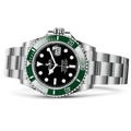 Rolex Submariner Date Oyster Black Dial Oystersteel Silver Steel Strap Watch for Men - M126610LV-0002