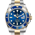 Rolex Submariner Date Oyster 41mm Blue Dial Two Tone Oyster Steel Yellow Gold Strap Watch for Men - M126613LB-0002