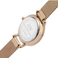 Daniel Wellington Petite Rose Gold Dial Rose Gold Mesh Bracelet Watch For Women - DW00100470