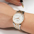 Mido Baroncelli III Automatic White Dial Two Tone Steel Strap Watch For Women - M7600.9.N6.1