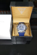Guess Maverick Black Dial Rubber Strap Watch for Men - W0485G3