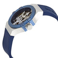 Maserati Potenza Automatic Skeleton Dial Blue Rubber Strap Watch For Men - R8821108035