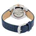 Maserati Stile Automatic Limited Edition Silver Dial Blue Leather Strap Watch For Men - R8821142001