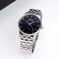 Mido Baroncelli Ii Automatic Black Dial Silver Steel Strap Watch For Men - M8600.4.18.1