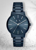 Armani Exchange Cayde Analog Blue Dial Blue Steel Strap Watch For Men - AX2702