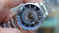 Mido Commander Automatic Gradient Blue Dial Silver Steel Strap Watch For Men - M021.407.11.411.01