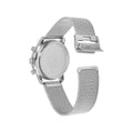 Calvin Klein City Chronograph White Dial Silver Mesh Bracelet Watch for Men - K2G27126