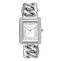 Michael Kors Emery Three Hand White Dial Silver Steel Strap Watch For Women - MK7438