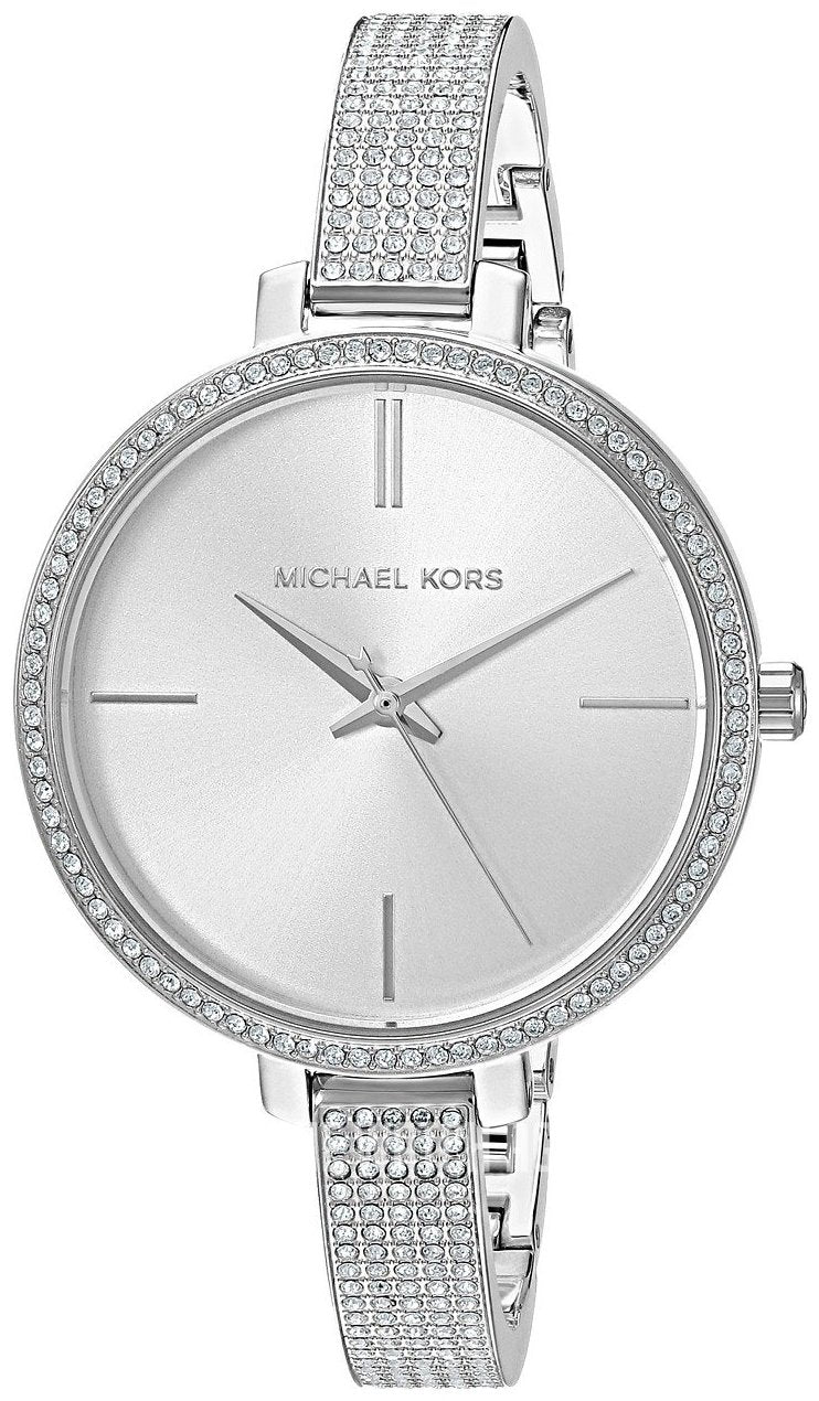 Michael Kors Jaryn Quartz Silver Dial Silver Steel Strap Watch For Women - MK3783