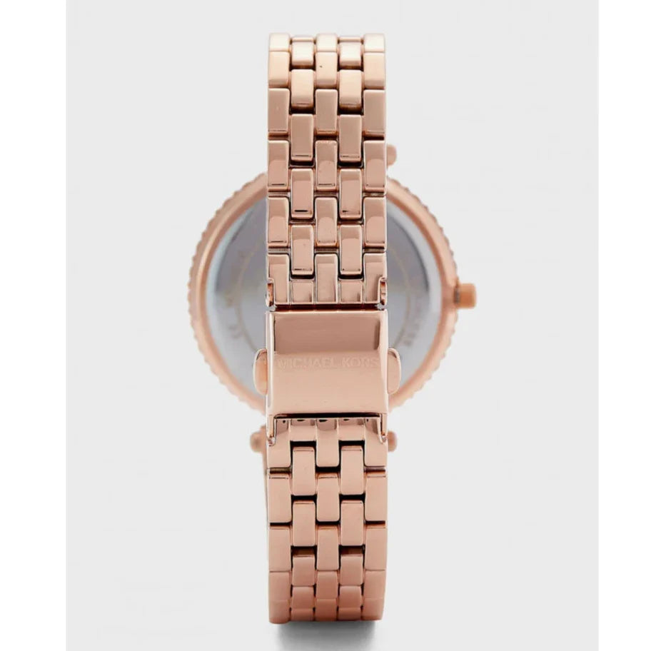 Michael Kors Darci Quartz Rose Gold Dial Rose Gold Steel Strap Watch For Women - MK4514