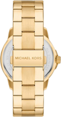 Michael Kors Bryn Quartz Gold Dial Gold Steel Strap Watch For Women - MK7317