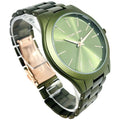 Michael Kors Slim Runway Green Dial Green Steel Strap Watch for Women - MK4526