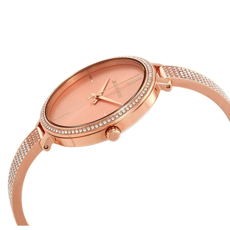 Michael Kors Jaryn Quartz Rose Gold Dial Rose Gold Steel Strap Watch For Women - MK3785