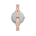 Michael Kors Jaryn Analog Gold Dial Pink Steel Strap Watch For Women - MK4545