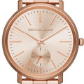 Michael Kors Jaryn Quartz Rose Gold Dial Rose Gold Steel Strap Watch For Women - MK3501