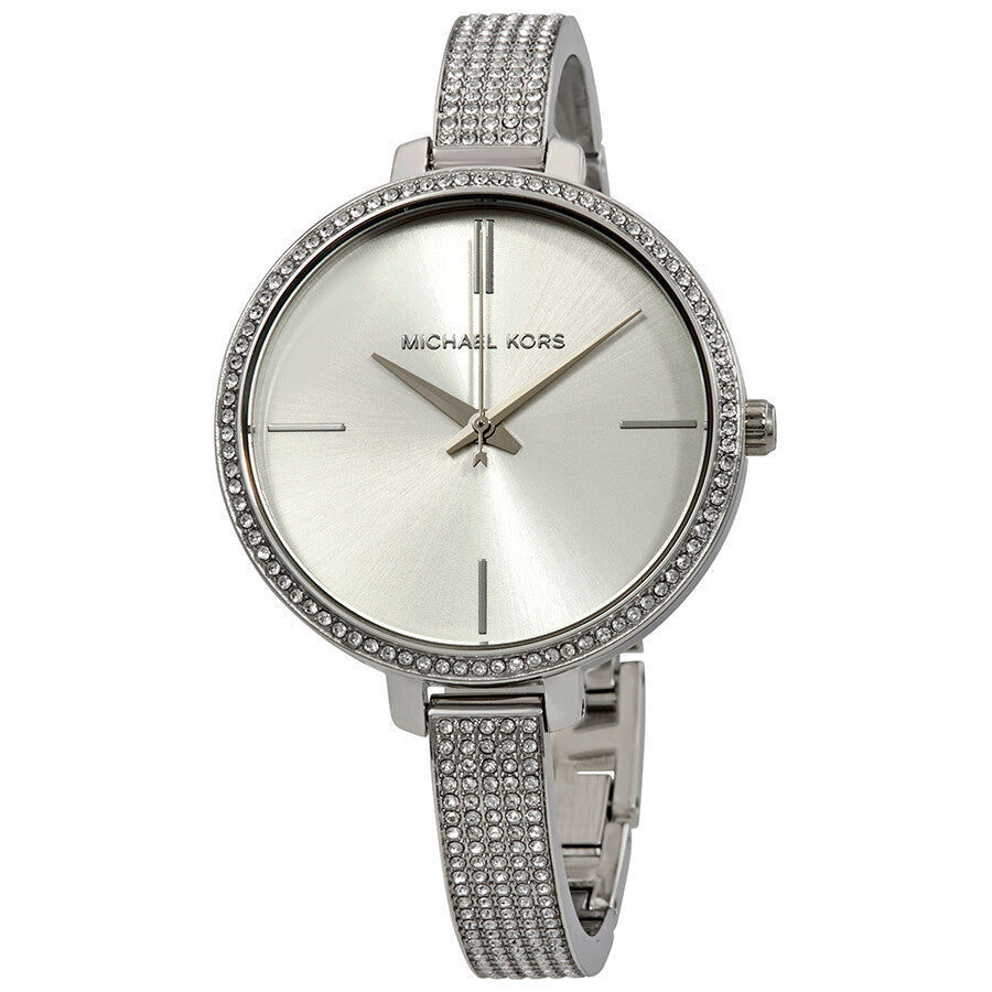 Michael Kors Jaryn Quartz Silver Dial Silver Steel Strap Watch For Women - MK3783