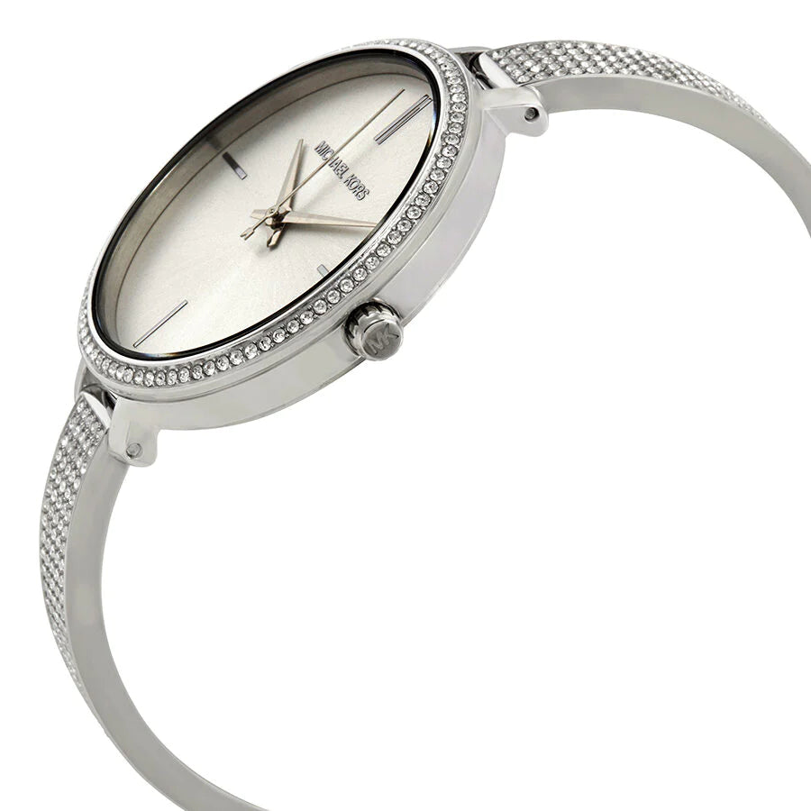 Michael Kors Jaryn Quartz Silver Dial Silver Steel Strap Watch For Women - MK3783