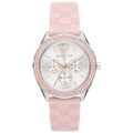 Michael Kors Jessa Quartz Silver Dial Pink Silicone Strap Watch For Women - MK7268