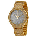 Michael Kors Kerry Quartz Gold Dial Gold Steel Strap Watch For Women - MK3360