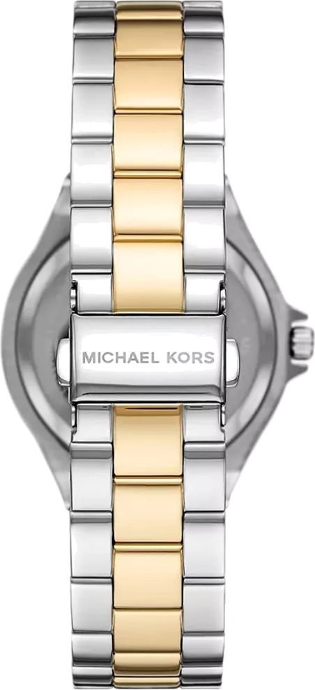 Michael Kors Lennox Three-Hand Gold Dial Two Tone Steel Strap Watch For Women  - MK6988